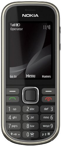 Nokia 3720 classic Handy (Outdoor, Bluetooth, E-Mail, Ovi, Kamera mit 2 MP) grey