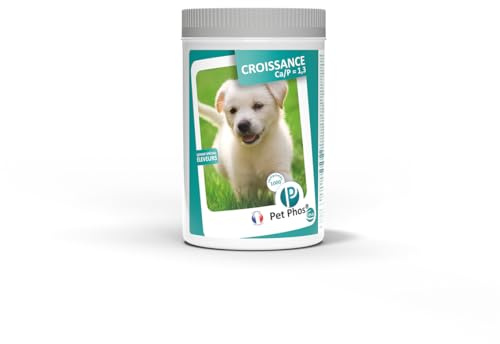 Pet PHOS Croissance CA/P = 1,3 - pour Chiots en Croissance et Femelles gestantes ou allaitantes nourris avec Une Ration Industrielle - Format éleveurs