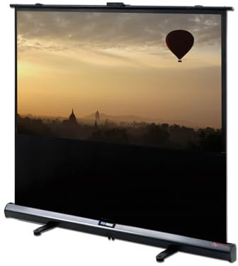 DELUXX Advanced Portable Self-Stand tragbare mobile Stativ-Leinwand - Scherengelenk - Heimkino Business - Mattweiß Polaro - 16:9-203,6x114,5 cm - 92''