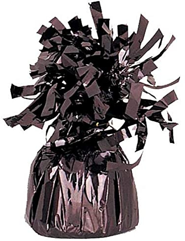 Unique- Peso del globo, Color negro (4941)