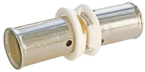 SOMATHERM FOR YOU, Manchon égal à sertir PER Ø12 - Installation rapide et fiable - Acier inoxydable résistant à la corrosion - Compatible avec outils H, U, RF - Pression max 10 bars