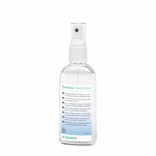 Prontosan Wound Spray - Soluzione per la pulizia antibatterica e la cura di piercing, tunnel, spine e modifiche del corpo e Irrigazione di Ferite Superficialie Ustioni, 75 ml