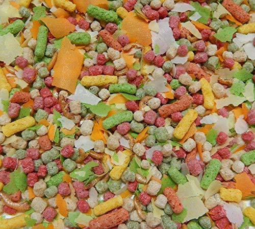 Teichsticks Vital Teich Mix für Gartenteichfische 5 Liter Beutel mit Bachflohkrebsen Gammarus, Goldfische, Kois, Teichfutter (5 Liter Beutel)