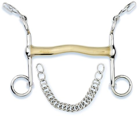 Stübben 2291 Mors de Bride Dressage - 12,5 cm - 16 mm - Sweet Copper