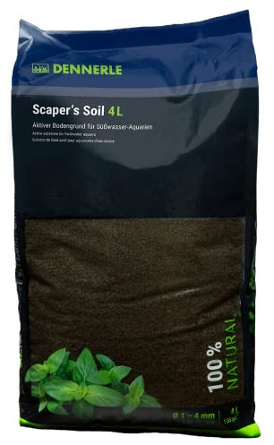 Dennerle Scaper's Soil Bodengrund 4 Liter - ideal für Aquascaping Aquarien
