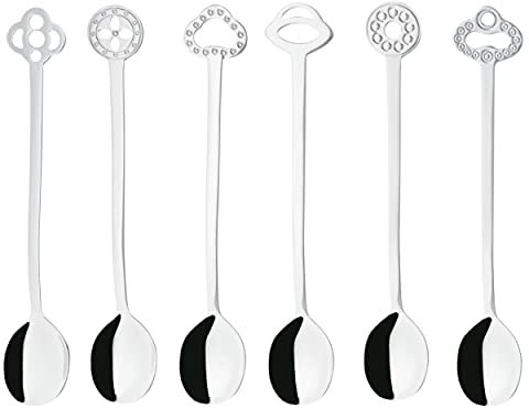Sambonet New Oriental Cuillères de Fête, 12 Pcs., Différents Designs, Cuillère de Dégustation, Cuillère de Présentation, Cuillère Gourmet, 52550C82