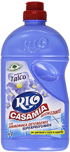 Rio - Igienizzante con Ammoniaca Detergente Superprofumata , per Pavimenti e Tutte le Superfici - 1000 ml