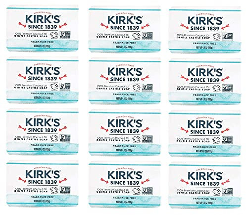 Castile Bar Soap; Fragrance Free