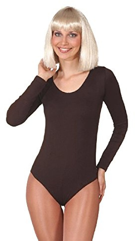 Orlob Karneval GmbH Damas Cuerpo marrón ta. XXL / XXXL Langarmbody la Ropa Interior del Traje de Ballet Deporte