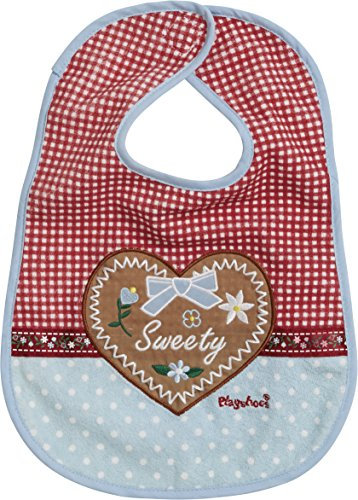Playshoes 507126-374 Klett-Lätzchen, Babylätzchen Landhaus, Wasserdichte Unterlage, 33 x 26 cm