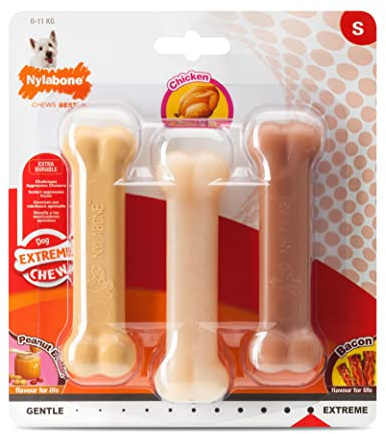 Nylabone Extreme Value Pack Hund kauen, 3 Stück (1er Pack)