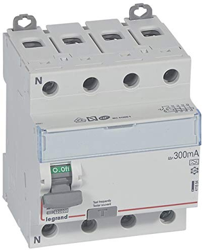Interrupteur différentiel 4P 400V~ 25A type A 300mA - 4 modules