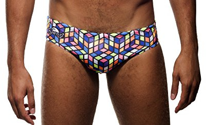 Turbo - Bañador CUBE de Waterpolo Competicion Natación y Triatlón (Slip Gr. 6 / dt.Gr. 50 / TURBO XL)