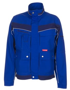 Ropa de trabajo chaqueta de colour rojo Plaline/Pizarra azul eléctrico/azul marino Talla:25