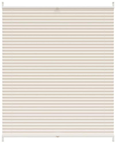 Plissee Faltrollo Rollo Sichtschutz Jalousie Plisseerollo Klemmen 100x150cm Creme