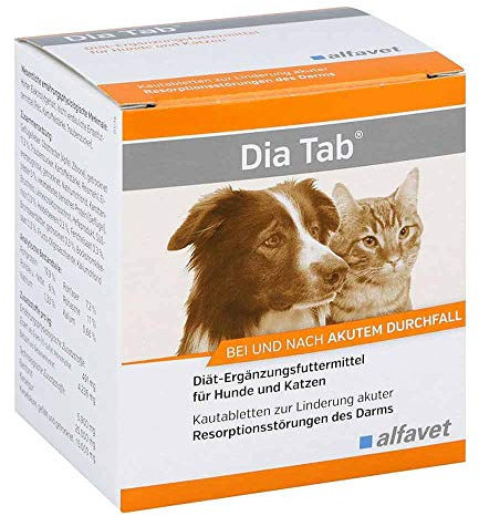 DIA TAB Kautabletten f.Hunde/Katzen 6X5.5 g