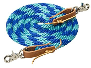 Weaver Leather Redini per Cavalli Unisex Adulto W2ACM, Blu abbagliante/Turchese, 5 8 x US