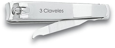 3 Claveles 12418 - Tagliaunghie Con lima, 6 cm