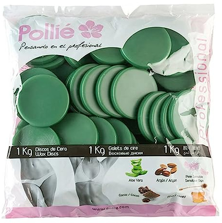 BOLSA 1KG. DISCOS CERA VERDE ALOE VERA
