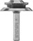 ENT 16380 Gehrungs-Verleimfräser HW, Schaft (S) 8 mm, Durchmesser (D) 38,1 mm, NL 12,7 mm, M 6 mm, SL 32 mm Holzstärken von 8 bis 10 mm