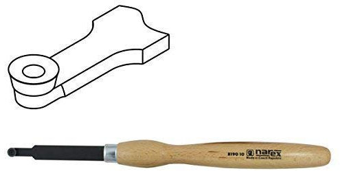 Narex Drechslerbeitel Drechselmesser, Modell:Schaber 10mm Rundklinge auswechselb.