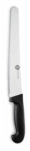 AUSONIA - Coltello lama dentata curva cm 25
