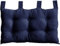 Tête de lit Murale, 70 x 45 cm, Bleu Marine, à Suspendre, Coussin Matelassé, 100% Coton, Collection Panama, Enjoy Home
