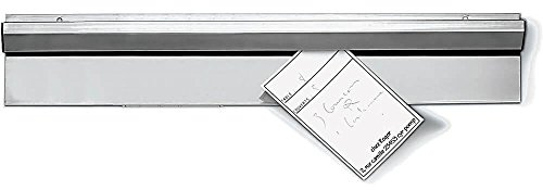 LOUIS TELLIER - Pince Porte Fiches en Inox - Idéal Cuisine, Pense Bête, Courses - 50 cm - Qualité Supérieure - Marque Française, Argenté, 19.63in