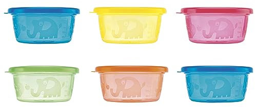 Nûby Set Frischhaltedosen - 300 ml,6 er Pack