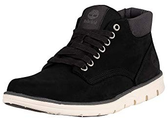 Timberland Men's Bradstreet Leather Sensorflex Chukka Boots, Black Nubuck, 11 UK