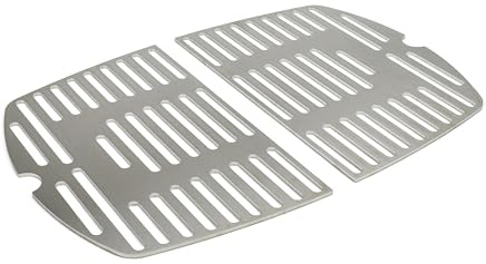 Grillrost.com Das Original Rost i rostfritt stål INOX grillgaller för Weber Q1000-serien | diskmaskinsäker - TÅ DELAR