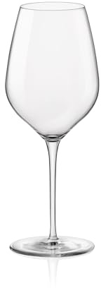 Bormioli Rocco InAlto Tre Sensi Wine Glass, Medium, 14 ½ oz, Set of 6