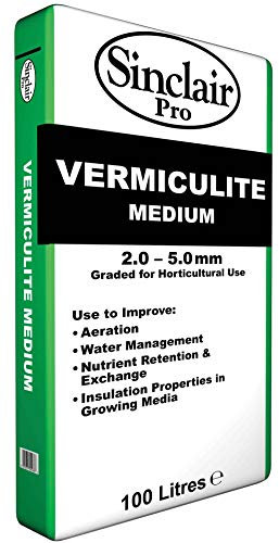 100L VERMICULITE HORTICULTURAL MEDIUM GRADE 2MM - 5MM PLANTING SOIL INSULATION