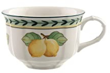 Villeroy & Boch French Garden Fleurence Tea Cup, 200 ml, Height: 6 cm, Premium Porcelain, White/Multicoloured