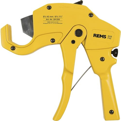 Rems ros p - Tijera para tubo plastico ros p42 diámetro 42mm