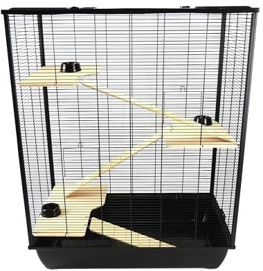 The Belfry Kleintierkäfig 78 x 48 x 97 cm, Schwarz