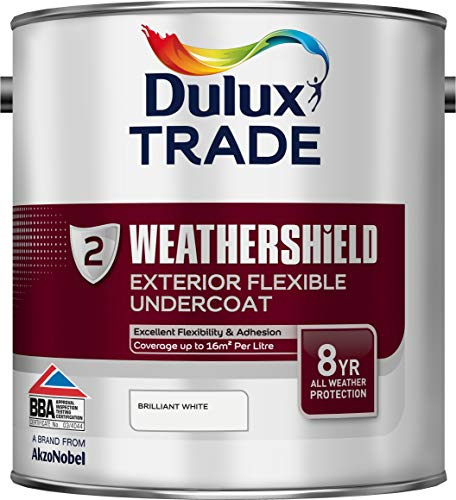 Dulux Trade Weathershield Undercoat Brilliant White 2.5 Litres