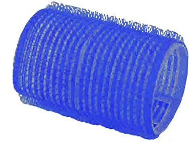 COIPRO Lot de 12 bigoudis Velcro Bleu 60 mm Diamètre 40 mm