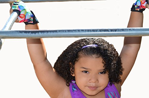 HANG Monkey Bar Gloves for Kids 7-8 Years with Grip Control