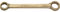 Egamaster - Llave estrella plana 36x41mm antichispa cobre