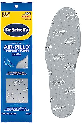 Dr. Scholl's Comfort Double Air-Pillo Insoles, 1 Pair, Men Size 7-13, Women Size 5-10