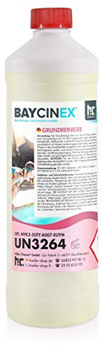 Höfer Chemie 6 x 1 L BAYCINEX Grundreiniger für Pool und Schwimmbad - saurer Reiniger für Schmutzablagerungen im Schwimmbecken