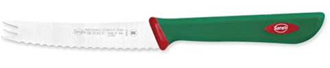 Sanelli Premana Professional Coltello Agrumi, Acciaio Inossidabile, Verde/Rosso, 21.5 x 1.5 x 2.5 cm