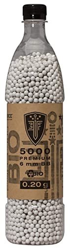Elite Force Premium Biodegradable 6mm Airsoft BBS Ammo, .28 Gram, 5000 Count