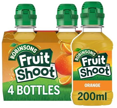 Fruit Shoot Orange, 4 x 200ml