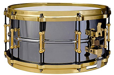 Ludwig LB417BT Black Beauty Brass on Brass 6.5 x 14 Inches Snare Drum