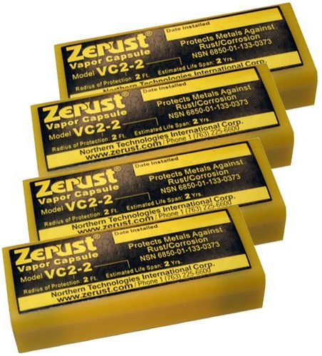 Zerust VC2-2 NoRust Vapor Capsule - Pack of 4 - Made in USA