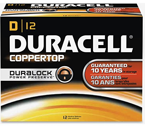 DURACELL - DUR01301 - CopperTop D Batteries