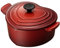 Le Creuset Cocotte de hierro fundido, Forma de corazón, diametro 20 cm, Apto para todas las fuentes de calor, incluso inducción, Cereza, 25105020602460