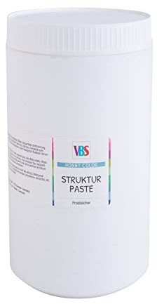 VBS Acryl Strukturpaste, Feine Körnung, 1.100 ml